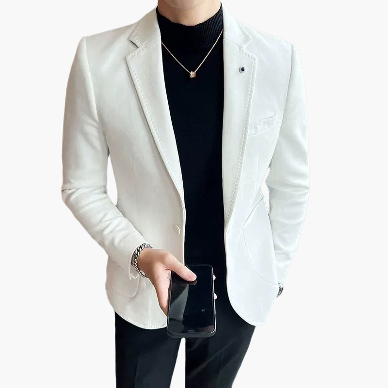 Herren Business Casual Blazer – Eleganter Slim Fit Anzugjacke für Büro & Freizeit