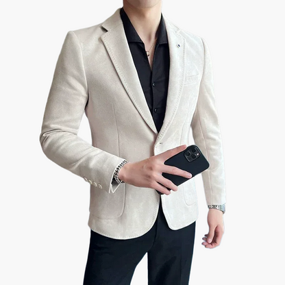 Herren Business Casual Blazer – Eleganter Slim Fit Anzugjacke für Büro & Freizeit