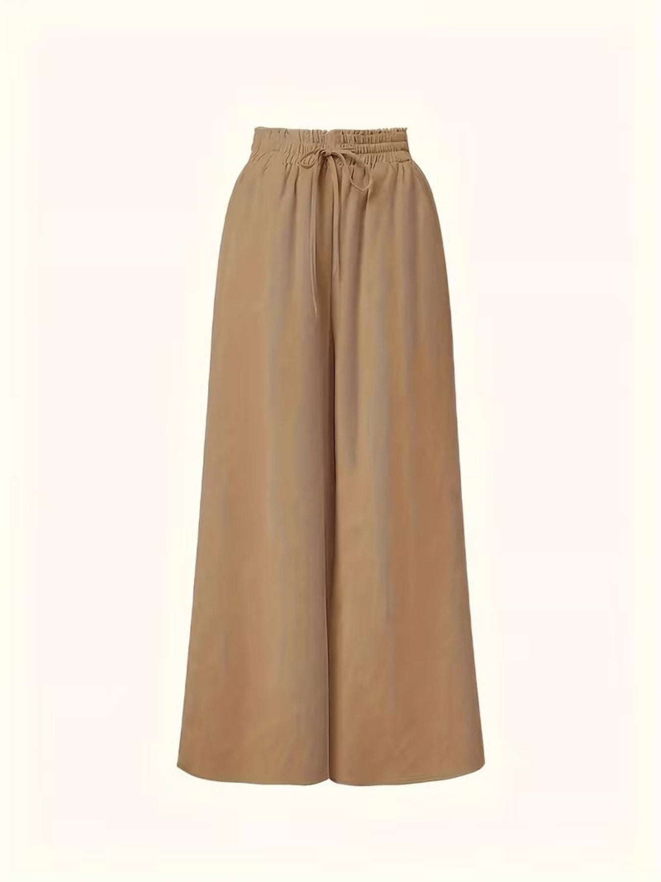 Damen Palazzo-Hose mit weitem Bein und Paperbag-Bund – Eleganter Stil für besondere Anlässe