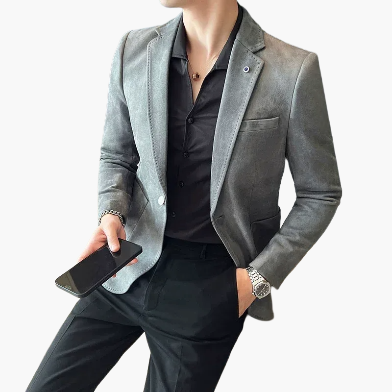 Herren Business Casual Blazer – Eleganter Slim Fit Anzugjacke für Büro & Freizeit