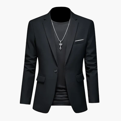 Herren Blazer Ein-Knopf Modern Business Casual Sakko – Eleganter Freizeit-Look