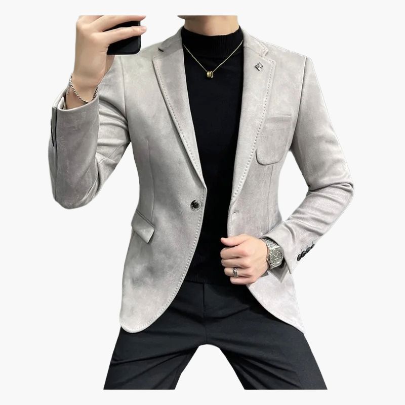 Herren Eleganter Business Blazer – Modernes Sakko für Büro & Freizeit