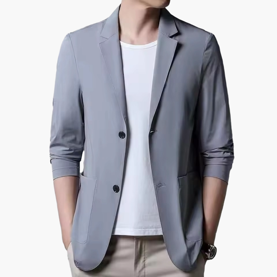 Herren Blazer Modern Slim Fit Freizeit Business Sakko – Eleganter Alltags- und Büro-Look