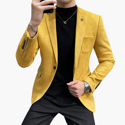 Herren Eleganter Business Blazer – Modernes Sakko für Büro & Freizeit