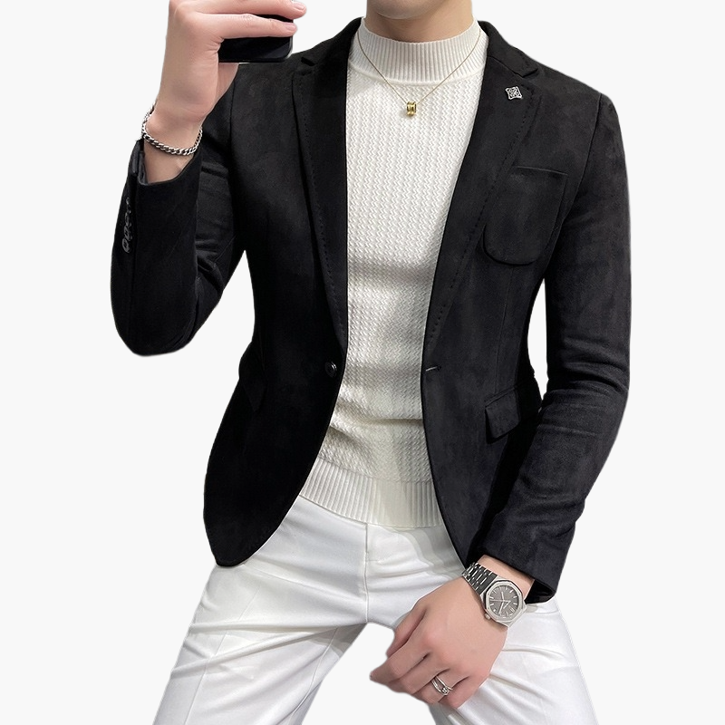 Herren Eleganter Business Blazer – Modernes Sakko für Büro & Freizeit
