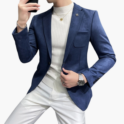 Herren Eleganter Business Blazer – Modernes Sakko für Büro & Freizeit
