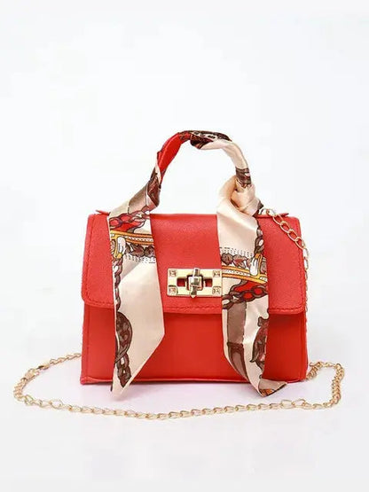Damen Handtasche im eleganten Stil mit Schalgriff und goldener Kette – Perfekt für Alltag und besondere Anlässe