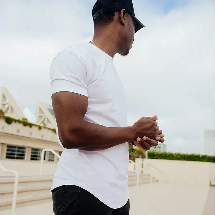 Herren Fitness T-Shirt Slim Fit – Sportliches Muskelshirt für Training & Freizeit