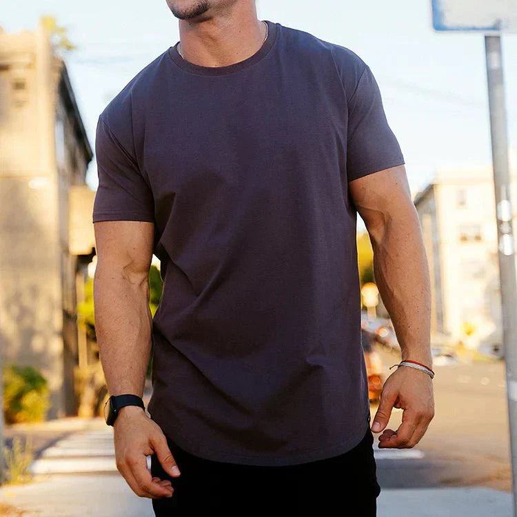 Herren Fitness T-Shirt Slim Fit – Sportliches Muskelshirt für Training & Freizeit