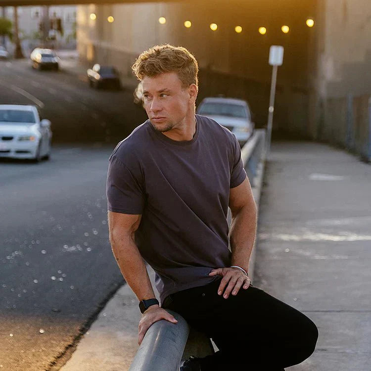 Herren Fitness T-Shirt Slim Fit – Sportliches Muskelshirt für Training & Freizeit