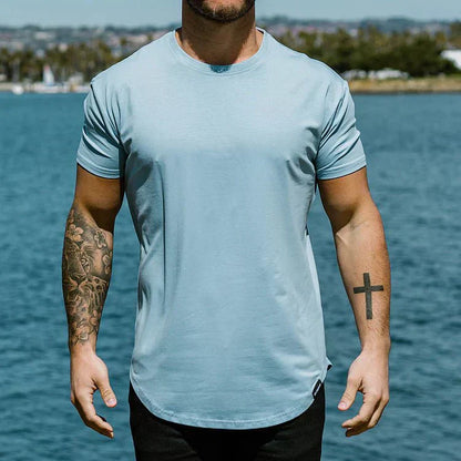 Herren Fitness T-Shirt Slim Fit – Sportliches Muskelshirt für Training & Freizeit