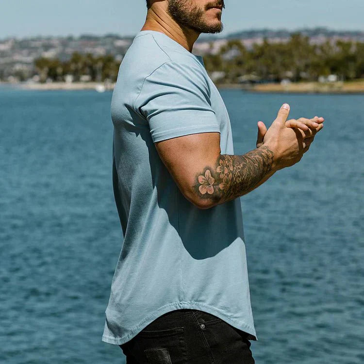 Herren Fitness T-Shirt Slim Fit – Sportliches Muskelshirt für Training & Freizeit
