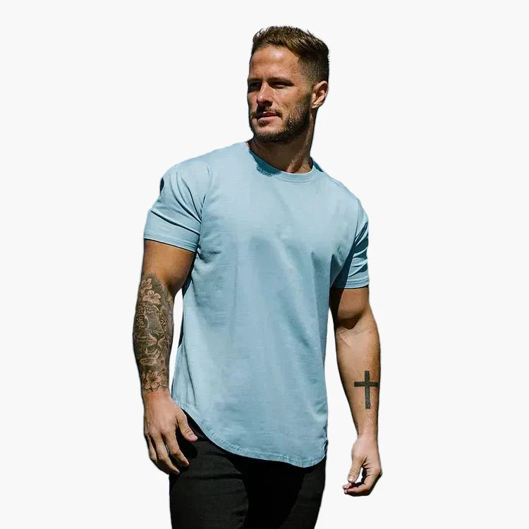Herren Fitness T-Shirt Slim Fit – Sportliches Muskelshirt für Training & Freizeit