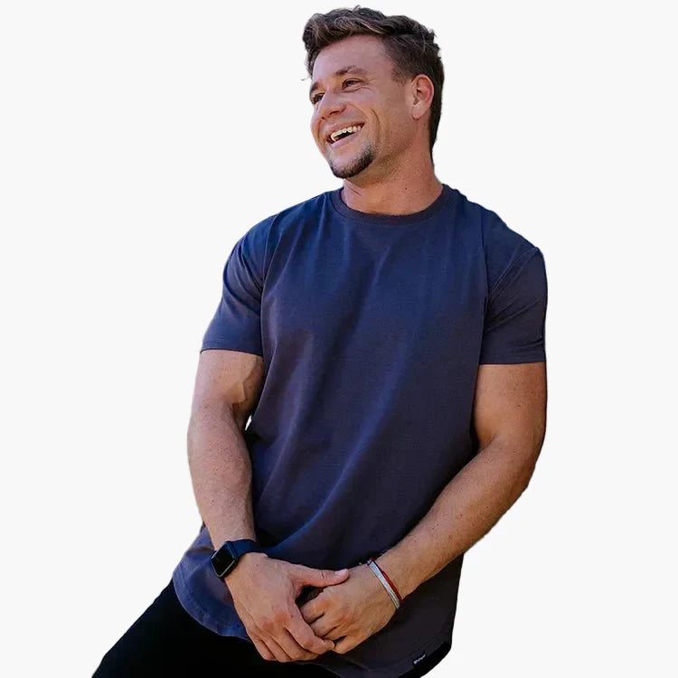Herren Fitness T-Shirt Slim Fit – Sportliches Muskelshirt für Training & Freizeit