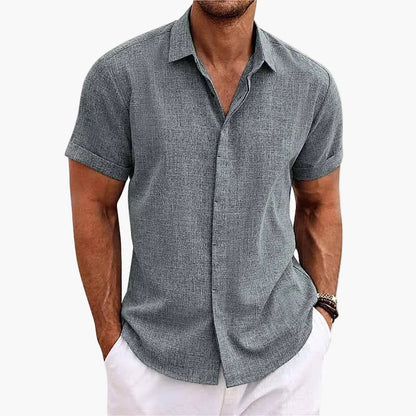 Herren Freizeithemd mit Reverskragen – Kurzarm, Sommer, Modern, Ideal für Alltag & Reisen