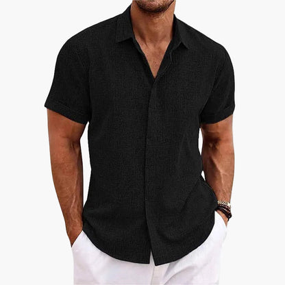 Herren Freizeithemd mit Reverskragen – Kurzarm, Sommer, Modern, Ideal für Alltag & Reisen