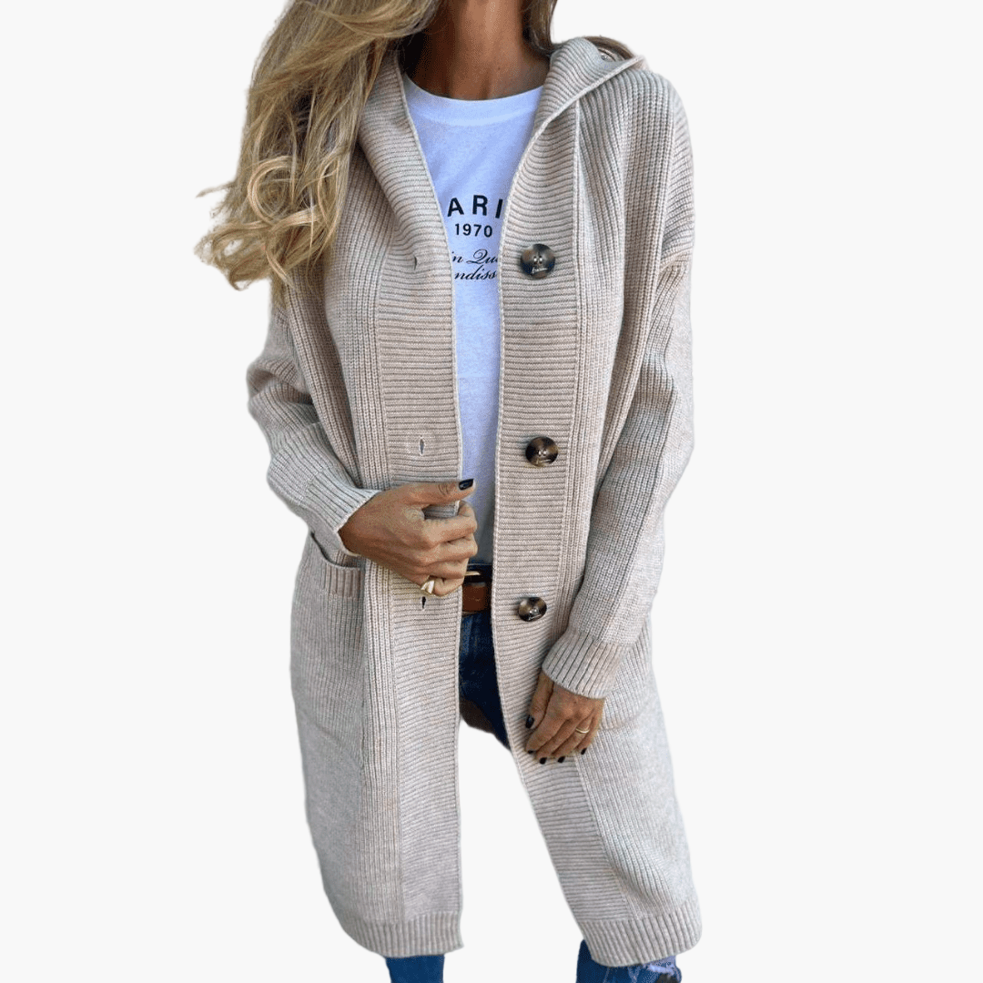 Damen Strickcardigan im Casual-Look – Eleganter Alltagsbegleiter für Büro & Freizeit