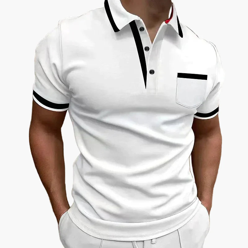 Herren Polohemd Modern Fit mit Kontrastdetails – Stilvolles Freizeit- und Alltagsoutfit