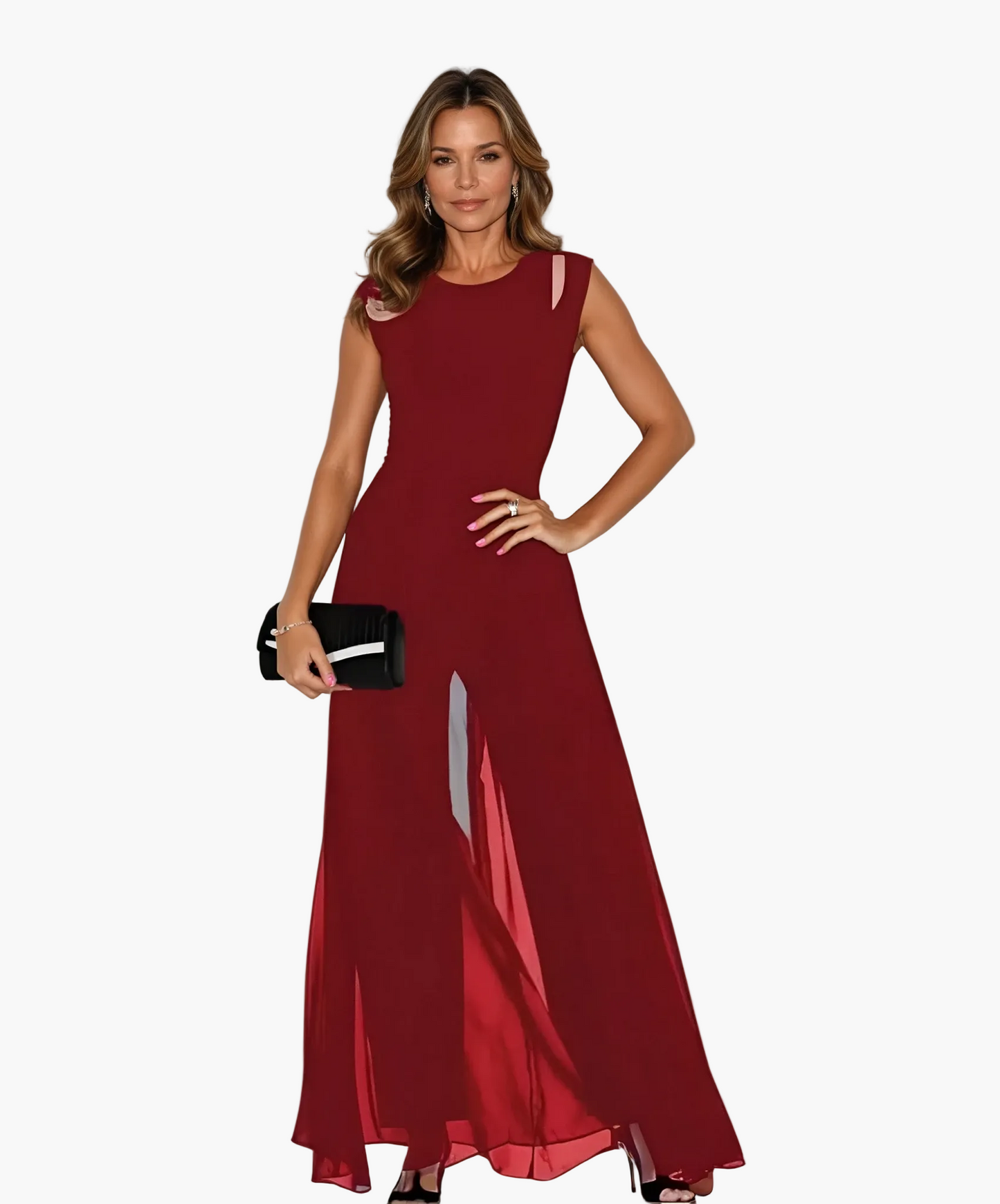 Damen Abendkleid Elegant Maxikleid mit Modernem Schnitt – Perfekt für Feste & Besondere Anlässe