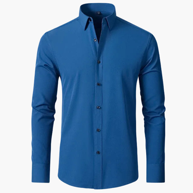 Herren Business Freizeithemd – Elegantes, Stretch Langarmhemd für Büro & Alltag