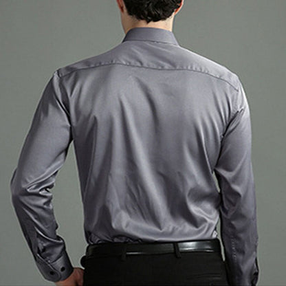 Herren Business Freizeithemd – Elegantes, Stretch Langarmhemd für Büro & Alltag