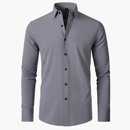 Herren Business Freizeithemd – Elegantes, Stretch Langarmhemd für Büro & Alltag