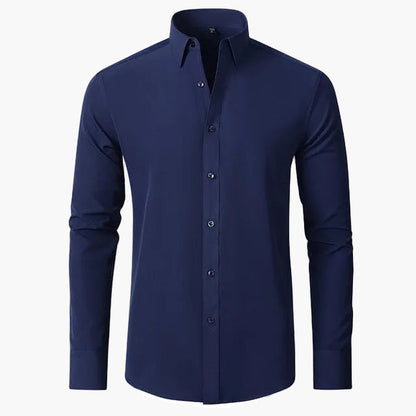 Herren Business Freizeithemd – Elegantes, Stretch Langarmhemd für Büro & Alltag