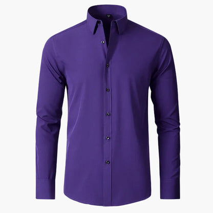 Herren Business Freizeithemd – Elegantes, Stretch Langarmhemd für Büro & Alltag