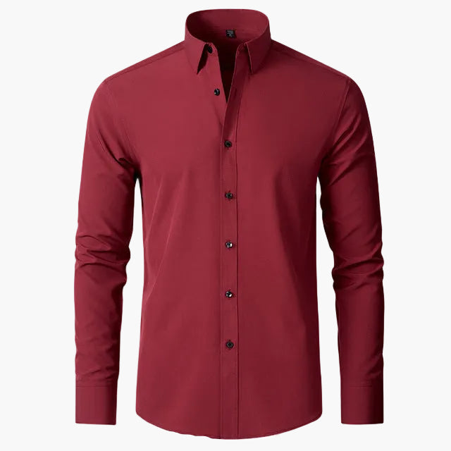 Herren Business Freizeithemd – Elegantes, Stretch Langarmhemd für Büro & Alltag