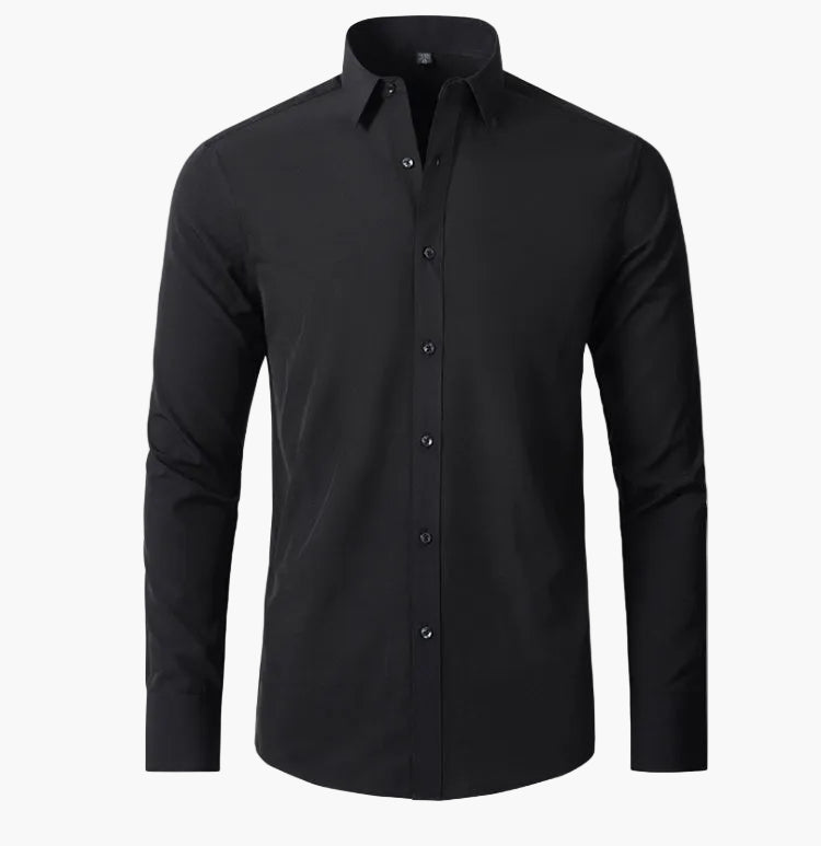 Herren Business Freizeithemd – Elegantes, Stretch Langarmhemd für Büro & Alltag
