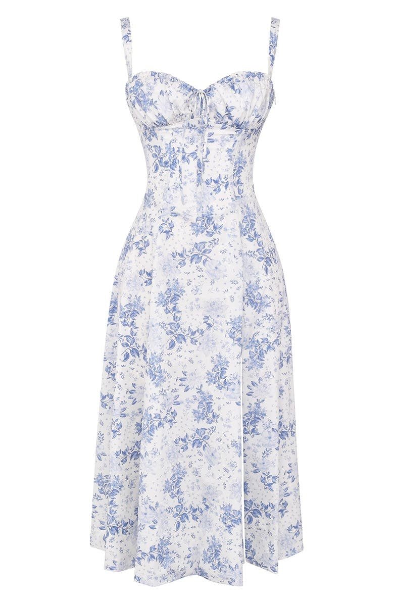 Damen Midikleid mit Korsett-Oberteil – Eleganter Sommer-Look für besondere Anlässe