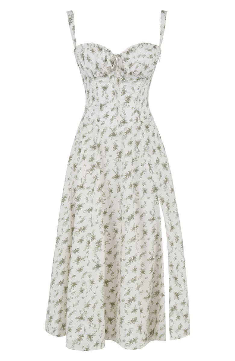Damen Midikleid mit Korsett-Oberteil – Eleganter Sommer-Look für besondere Anlässe
