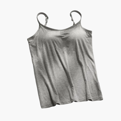 Damen SilkySecure Top mit integriertem BH – Komfort & Stil für den Alltag