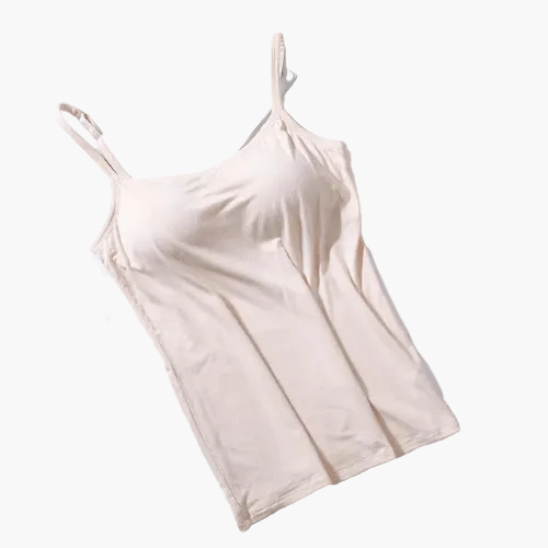 Damen SilkySecure Top mit integriertem BH – Komfort & Stil für den Alltag