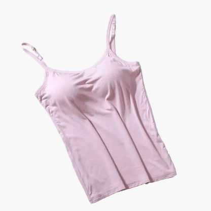 Damen SilkySecure Top mit integriertem BH – Komfort & Stil für den Alltag