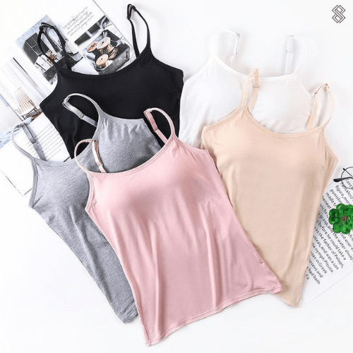 Damen SilkySecure Top mit integriertem BH – Komfort & Stil für den Alltag