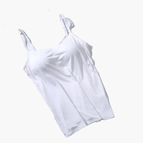Damen SilkySecure Top mit integriertem BH – Komfort & Stil für den Alltag