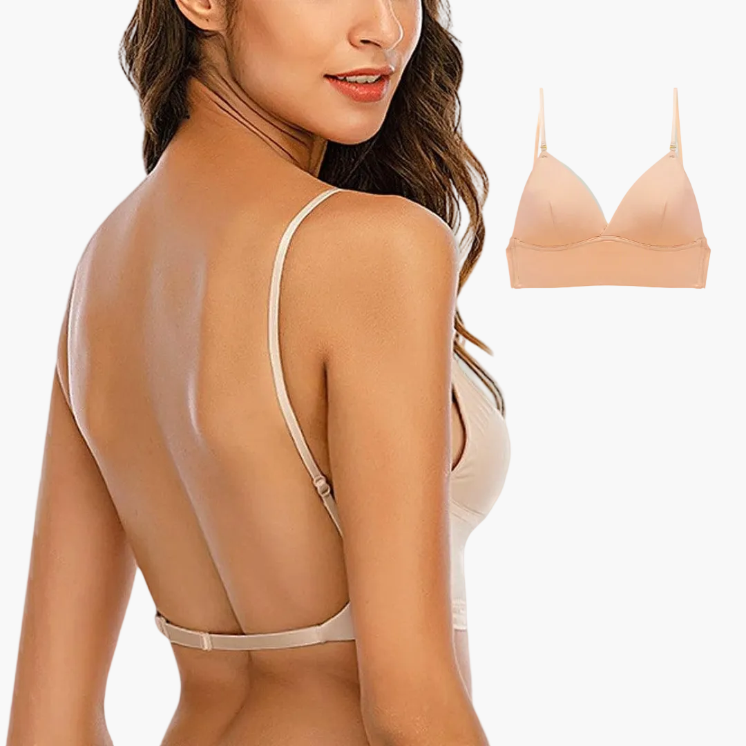 Damen Low-Back BH – Rückenfreier, bequemer Büstenhalter für elegante und lässige Outfits