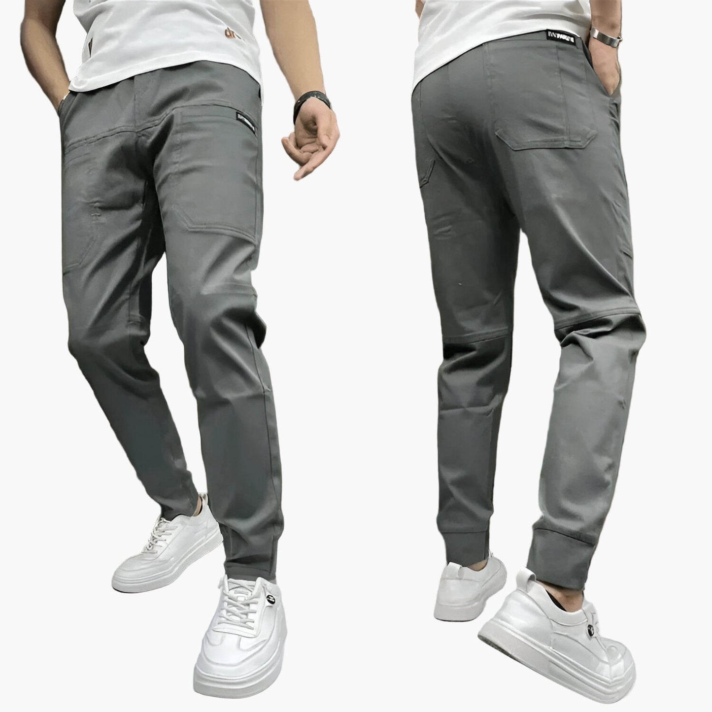 Herren Cargo-Jogginghose im Modernen Slim-Fit-Design