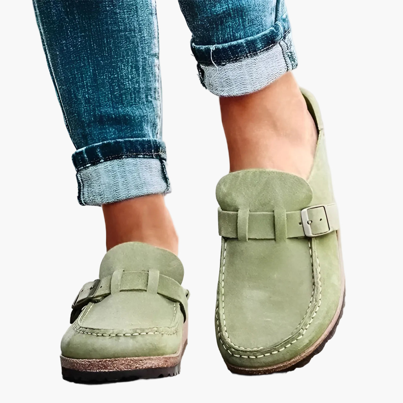 Damen Orthopädische Slip-On Pantoletten für Komfort und Gesundheit – Bequeme Alltagsschuhe mit ergonomischer Sohle