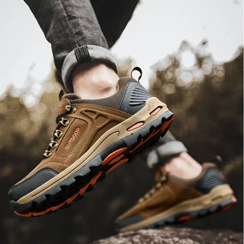 Herren Outdoor Wanderschuhe Trekking Sneaker – Rutschfest & Wasserdicht für Wanderungen und Alltag