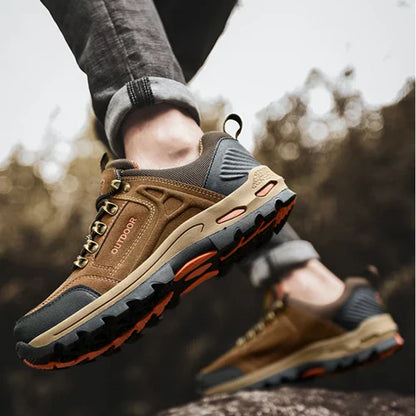 Herren Outdoor Wanderschuhe Trekking Sneaker – Rutschfest & Wasserdicht für Wanderungen und Alltag