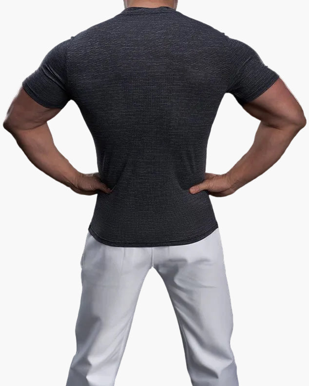 Herren Sport Performance T-Shirt Slim Fit – Atmungsaktiv & Schnelltrocknend für Fitness & Alltag