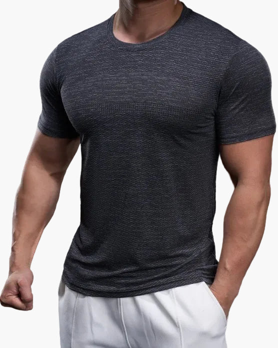 Herren Sport Performance T-Shirt Slim Fit – Atmungsaktiv & Schnelltrocknend für Fitness & Alltag