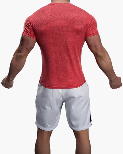 Herren Sport Performance T-Shirt Slim Fit – Atmungsaktiv & Schnelltrocknend für Fitness & Alltag