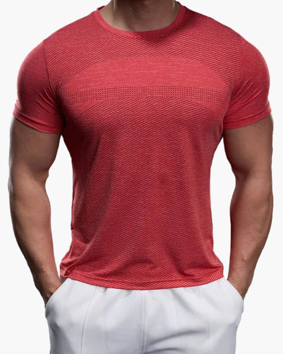 Herren Sport Performance T-Shirt Slim Fit – Atmungsaktiv & Schnelltrocknend für Fitness & Alltag