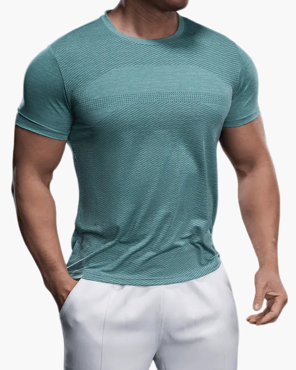 Herren Sport Performance T-Shirt Slim Fit – Atmungsaktiv & Schnelltrocknend für Fitness & Alltag