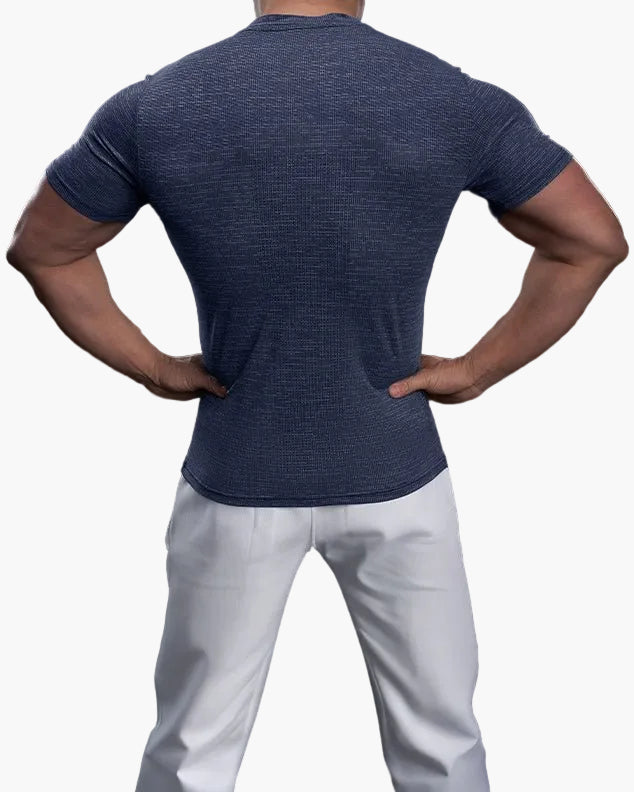 Herren Sport Performance T-Shirt Slim Fit – Atmungsaktiv & Schnelltrocknend für Fitness & Alltag