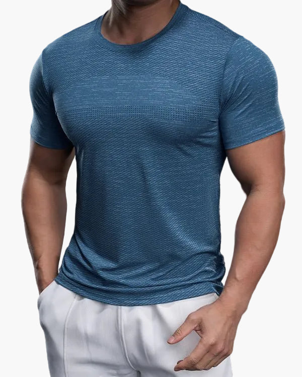 Herren Sport Performance T-Shirt Slim Fit – Atmungsaktiv & Schnelltrocknend für Fitness & Alltag