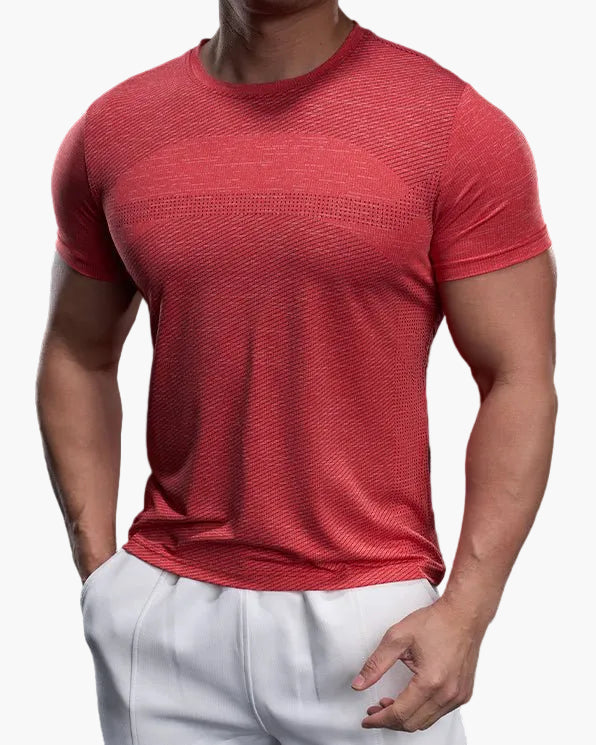 Herren Sport Performance T-Shirt Slim Fit – Atmungsaktiv & Schnelltrocknend für Fitness & Alltag